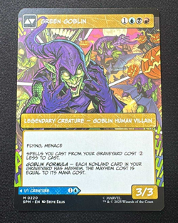 Norman Osborn / Green Goblin 0220 (Borderless) MTG Magic Marvel's Spider-Man NM - Image 2
