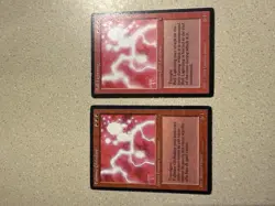 MTG Ball Lightning X2 The Dark - 1 In English 1 In Italian - Image 1