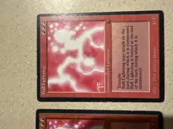 MTG Ball Lightning X2 The Dark - 1 In English 1 In Italian - Image 3