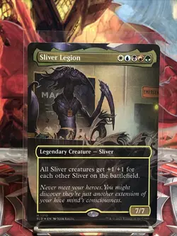 Sliver Legion (Rainbow Foil) [Borderless] Secret Lair Drop 1310 Mythic MTG - Image 1