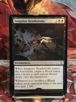 Sanguine Brushstroke (Foil) Mystery Booster 2 0260 Uncommon MTG - Image 1