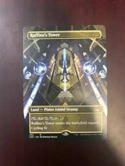 Raffine's Tower (Borderless) Streets of New Capenna Regular MTG - Image 1
