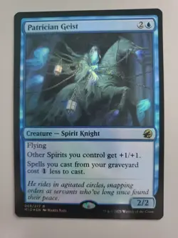 MTG Patrician Geist Innistrad: Midnight Hunt Foil Rare - Image 1