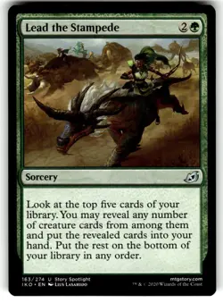 Lead the Stampede Ikoria: Lair of Behemoths Regular MTG - Image 1