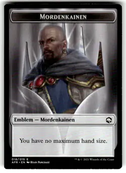 Adventures in the Forgotten Realms Magic: The Gathering Mordenkainen Token MTG - Image 1