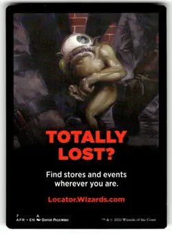 Adventures in the Forgotten Realms Magic: The Gathering Mordenkainen Token MTG - Image 2