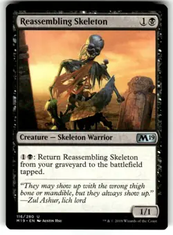 Reassembling Skeleton Core Set 2019 Regular MTG - Image 1