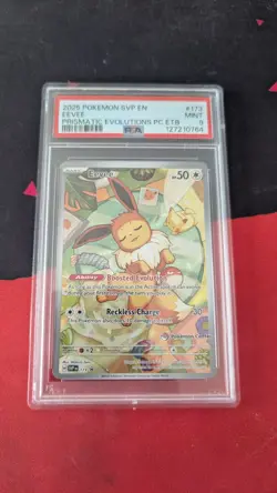 2025 Pokemon Eevee #173 Black Star Promo Pokemon Center Exclusive PSA 9 - Image 1