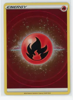 Pokemon TCG - Fire Energy 2022 - Brilliant Stars - Holo - Image 1