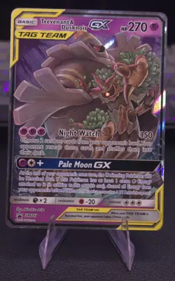 Pokemon Trevenant & Dusknoir GX - SM217 - SM Promos Holo - NM - Image 1