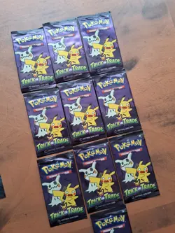 Pokemon TCG Trick or Trade 2023 Halloween 3 Card Packs LOT OF 10 - Image 3