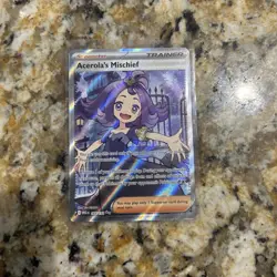 Acerola’s Mischief Pokemon 165/132 Mega evolution English - Image 1