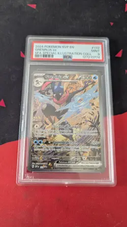 2024 POKEMON SVP EN-SV BLACK STAR PROMO #132 GRENINJA EX PSA 9 - Image 1