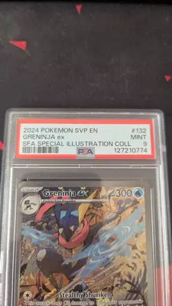2024 POKEMON SVP EN-SV BLACK STAR PROMO #132 GRENINJA EX PSA 9 - Image 2