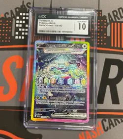 CGC 10 Terapagos EX 170/142 SIR Stellar Crown Pokemon TCG - Image 1