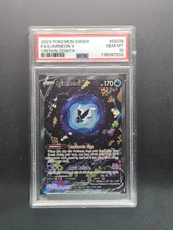 PSA 10 GEM MINT 2023 Pokemon Lumineon V GG39 Crown Zenith Galarian Gallery FA - Image 1