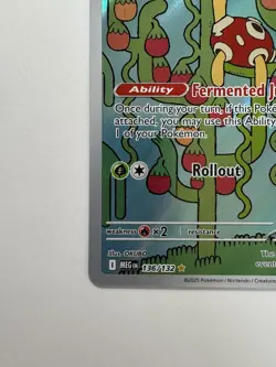 Pokemon TCG Shuckle Illustration Rare 136/132 Mega Evolution IR NM English - Image 5