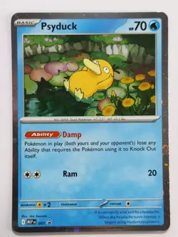 Pokemon TCG Psyduck MEP 007 Mega Evolution Pokemon Blister Promo - Image 1