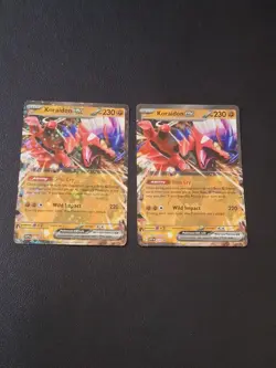 Koraidon EX 029 Scarlet & Violet Black Star Promo Holo Pokemon English NM (X2) - Image 1