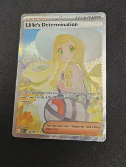 Lillie's Determination SIR 184/132 Mega Evolutions Pokemon NM - Image 1