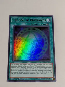 Yugioh The Seal of Orichalcos DRL3-EN070 1st Edition Ultra Rare - Image 1