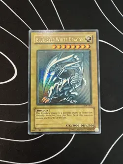 Faded Error Blue-Eyes White Dragon SDK-001 Ultra Rare YUGIOH LP - Image 1