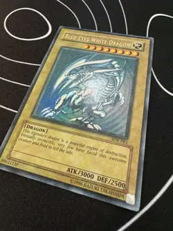 Faded Error Blue-Eyes White Dragon SDK-001 Ultra Rare YUGIOH LP - Image 2