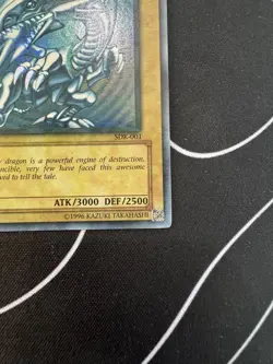Faded Error Blue-Eyes White Dragon SDK-001 Ultra Rare YUGIOH LP - Image 4