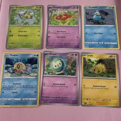 Cute Mixed Card Bulk Bundle Lot of Pokemon TCG 6 Cards - Image 1