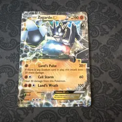 Zygarde EX XY151 Black Star Promo Holo Pokemon Card - Image 1