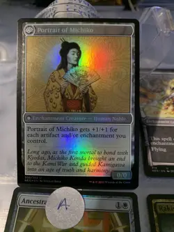 1x Michiko's Reign of Truth | FOIL | Kamigawa Neon Dynasty | MTG Magic Cards - Image 2