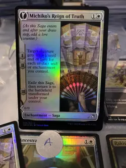 1x Michiko's Reign of Truth | FOIL | Kamigawa Neon Dynasty | MTG Magic Cards - Image 3