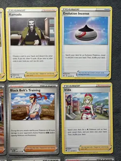 Pokemon Cards Trainer Lot Copycat Gloria Kieran Irida Evolution Incense + More - Image 3