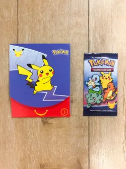 Pokemon 25th Anniversary McDonalds Special Promo Sealed (1) Card Pack - Image 1