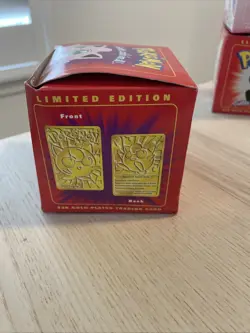 Pokemon Jigglypuff Limited Edition 23k Gold Plated Trading Card Pokeball Sealed - Image 2