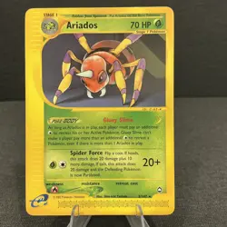 Ariados 3/147 Aquapolis Rare Non-Holo LP Vintage Pokemon TCG Card - Image 1