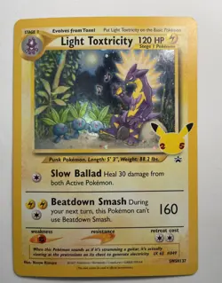 Pokemon Card - Full HD Swirl Light Toxtricity Sword & Shield Cards SWSH137 Promo - Image 1