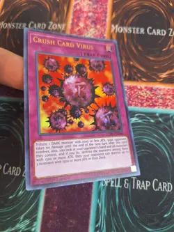 Yu-GI-Oh! Crush Card Virus LCKC-EN046 Ultra Rare 1st Edition Near Mint - Image 2