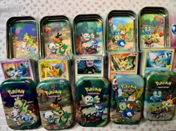 Mini-Tin Set 275 Card Bulk Lot Bundle Pokemon TCG Gift For Collectors Kids - Image 4