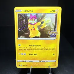 #SWSH234 Pikachu SWSH: Sword & Shield Promo Cards Pokemon GO Cosmos Holo - Image 1