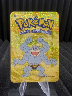 Machamp #68 - Vintage Vending Machine Prism Sticker 2000 - Pokemon Card - Image 1