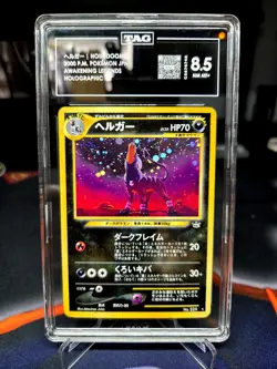 Houndoom Holo TAG 8.5 NM/M+ Neo 3 #229 Japanese 2000 Pokemon Card | Swirl - Image 1