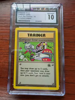 CGC 10 GEM MINT Computer Error 2000 Black Star Promos 16 Pokemon Card - Image 1