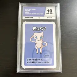 Mew - 2019 Old Maid Pokemon Center Exclusive ACE 10 GEM MINT - Japanese Card - Image 1