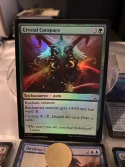 Magic the Gathering Foil Crystal Carapace March of the Machine MTG - Image 1