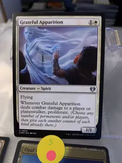MTG Grateful Apparition Commander Masters 0824 Regular Uncommon - Image 1