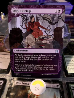 Dark Tutelage [Wilds of Eldraine: Enchanting Tales] Magic MTG - Image 1