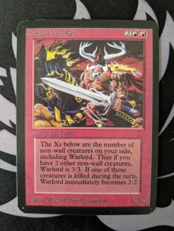 Keldon Warlord ~ Alpha [Near Mint][Magic MTG] - Image 1