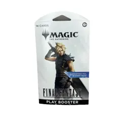 Magic the Gathering Final Fantasy Sleeved Play Booster Pack Cloud Art - Image 1