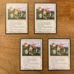 4x Snow Hound NM+ NEVER PLAYED MTG Ice Age 1995 Magic x4 FREE SHIPPING - Image 1
